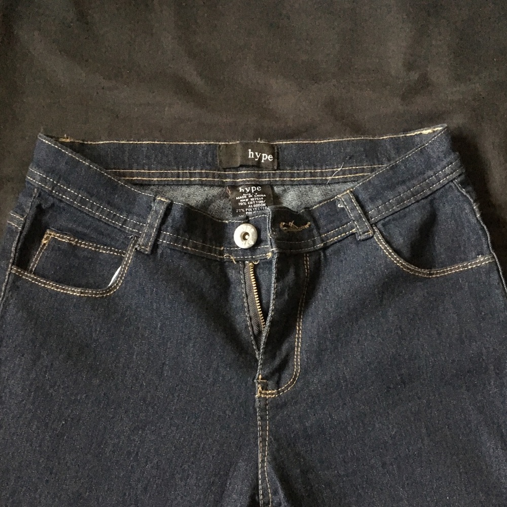 Dark High-Waisted Skinny Jeans